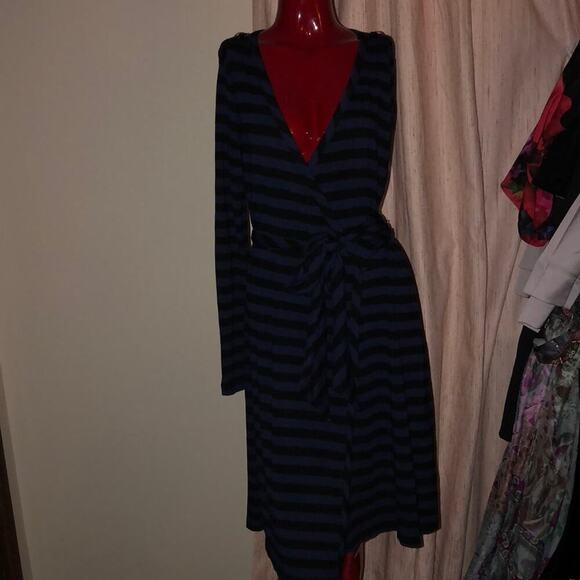 Long sleeve banana republic wrap dress xs - Picture 2 of 6